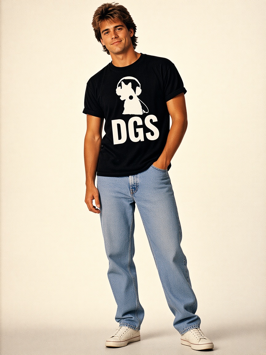 DGS classic tee on model